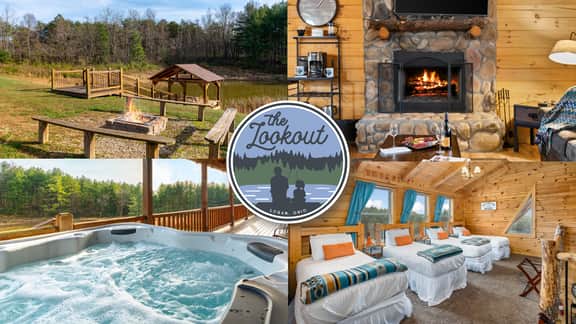 Great Hilltop Views, Pond, Hot Tub, Fast Wifi